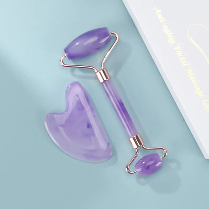Gua Sha Facial Massager – De-Puff, Sculpt & Glow