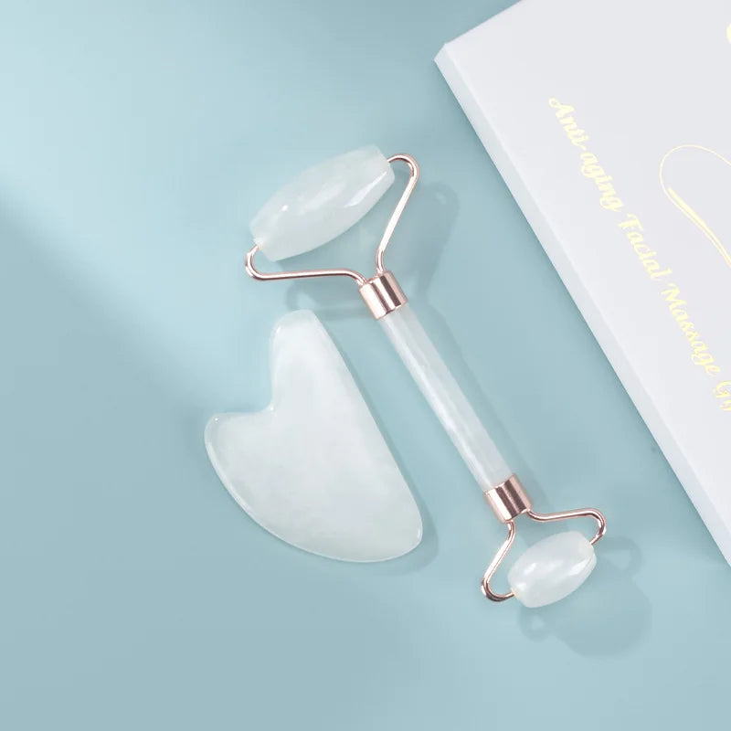 Gua Sha Facial Massager – De-Puff, Sculpt & Glow