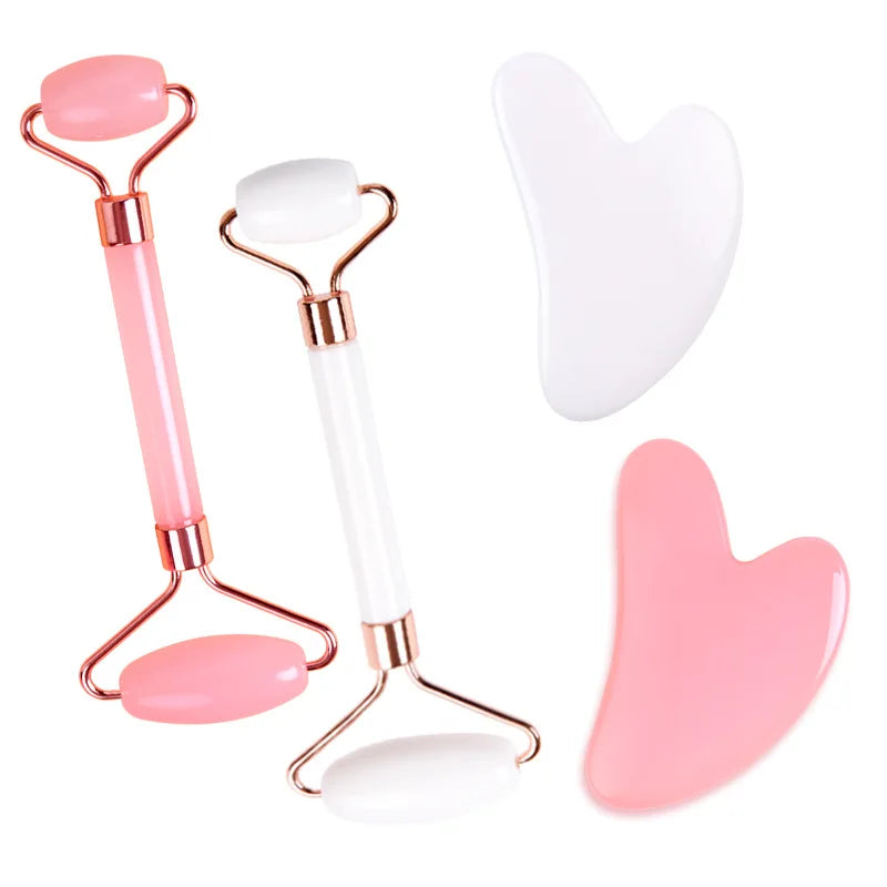 Gua Sha Facial Massager – De-Puff, Sculpt & Glow