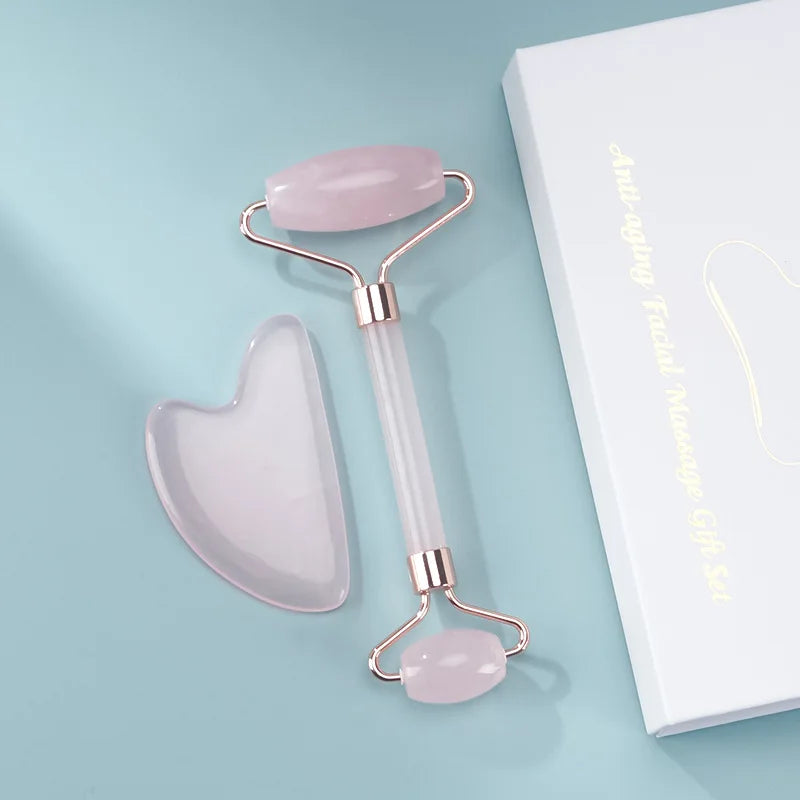 Gua Sha Facial Massager – De-Puff, Sculpt & Glow