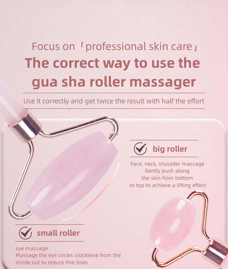Gua Sha Facial Massager – De-Puff, Sculpt & Glow