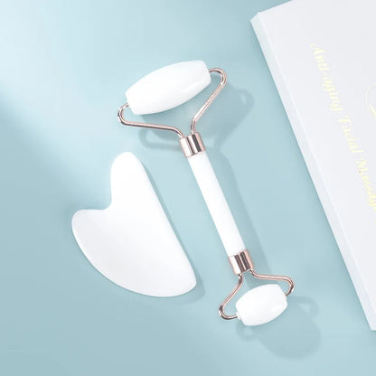 Gua Sha Facial Massager – De-Puff, Sculpt & Glow