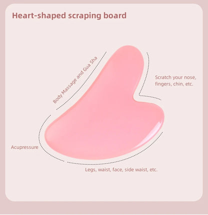 Gua Sha Facial Massager – De-Puff, Sculpt & Glow