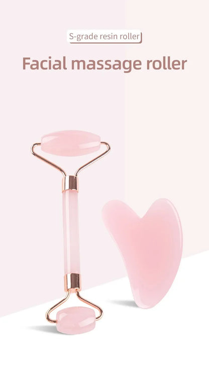 Gua Sha Facial Massager – De-Puff, Sculpt & Glow