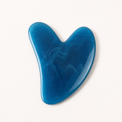Navy Blue Gua Sha facial massager