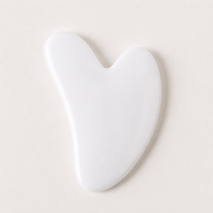Pure White Gua Sha facial massager
